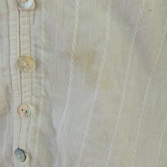 Vintage Light Cream Lace-Detail Spaghetti Strap Dress - Picture 4 of 5